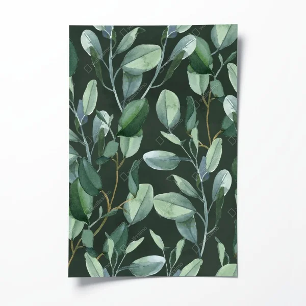 Plakat monochromatyczna stokrotka w zbliżeniu – Wallissimo®