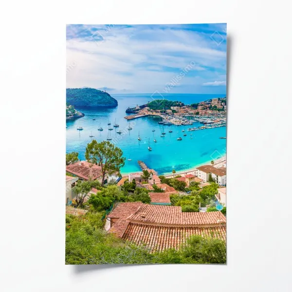 Plakat bujne tropikalne liście – Wallissimo®