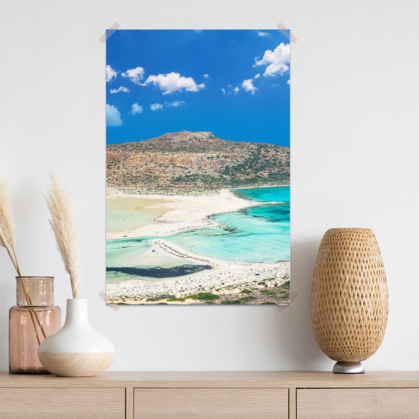 Plakat Balos plaża i turkusowa laguna – Wallissimo® Plakat Balos plaża i turkusowa laguna – Wallissimo®