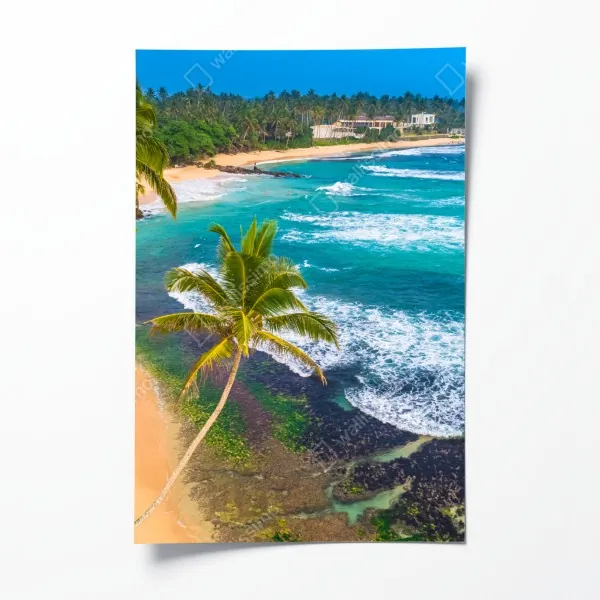 Plakat monochromatyczny wzór łuków – Wallissimo®