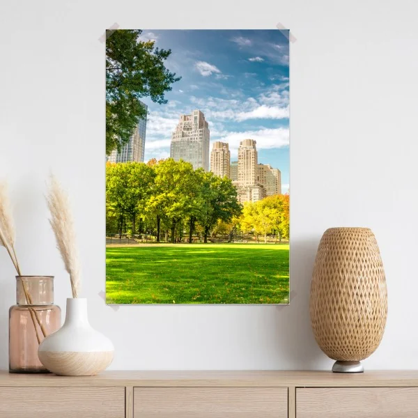 Plakat Central Park jesienna panorama – Wallissimo® Plakat Central Park jesienna panorama – Wallissimo®