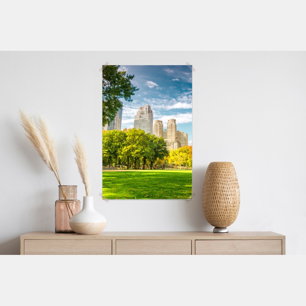 Plakat Central Park jesienna panorama – Wallissimo® Plakat Central Park jesienna panorama – Wallissimo®