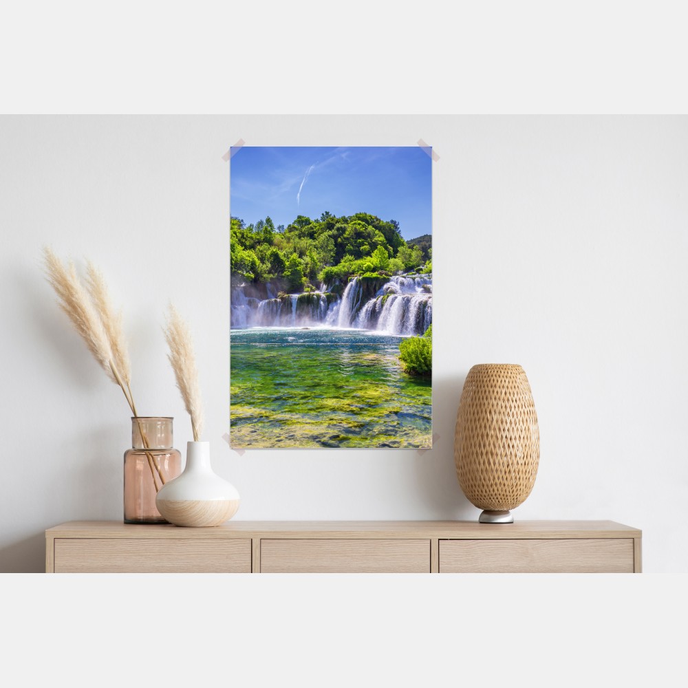 Plakat Skradinski Buk wodospad w Parku Narodowym Krka – Wallissimo® Plakat Skradinski Buk wodospad w Parku Narodowym Krka – Wallissimo®