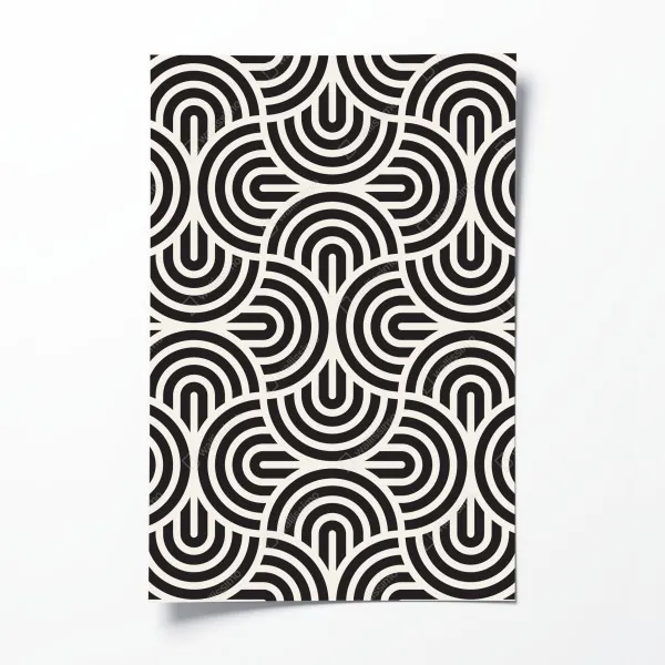 Plakat akwarelowy wzór jarzębiny – Wallissimo®