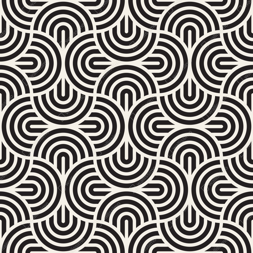 Plakat czarno-biały geometryczny wzór – Wallissimo® Plakat czarno-biały geometryczny wzór – Wallissimo®