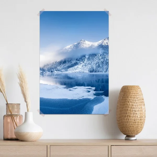 Plakat spokojna zimowa panorama Alp – Wallissimo® Plakat spokojna zimowa panorama Alp – Wallissimo®