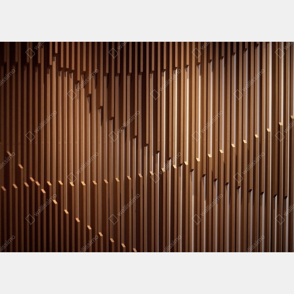 Plakat ciepły wzór drewnianych lameli na ścianę – Wallissimo® Plakat ciepły wzór drewnianych lameli na ścianę – Wallissimo®