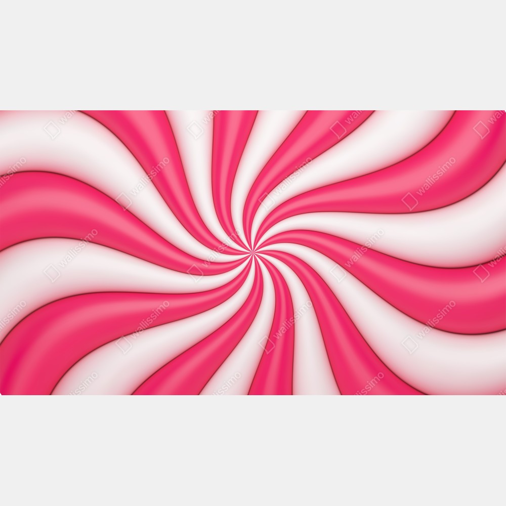 Plakat różowa cukierkowa spirala – Wallissimo® Plakat różowa cukierkowa spirala – Wallissimo®