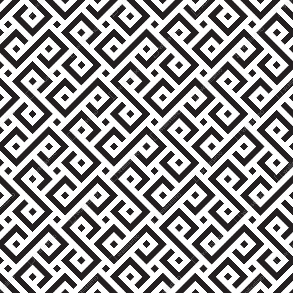 Plakat ponadczasowy czarno-biały geometryczny wzór – Wallissimo® Plakat ponadczasowy czarno-biały geometryczny wzór – Wallissimo®