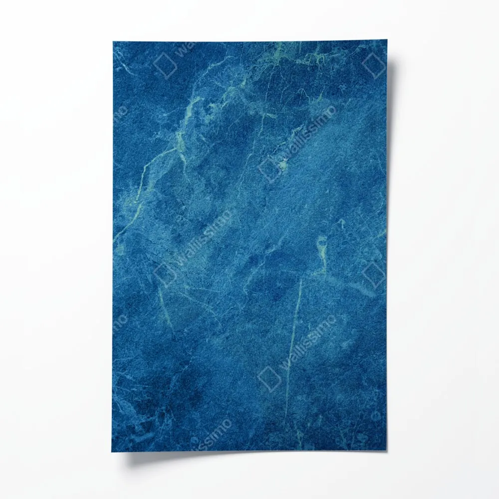 Plakat głęboka niebieska tekstura marmuru – Wallissimo® Plakat głęboka niebieska tekstura marmuru – Wallissimo®