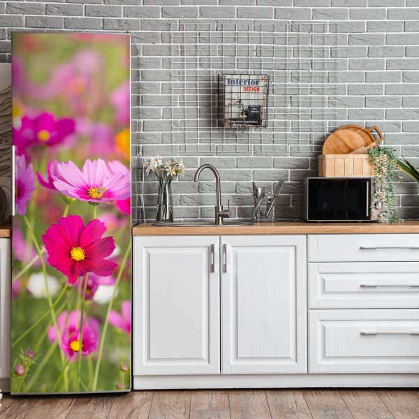 Naklejka na lodówkę złoty wzór art deco – Wallissimo®