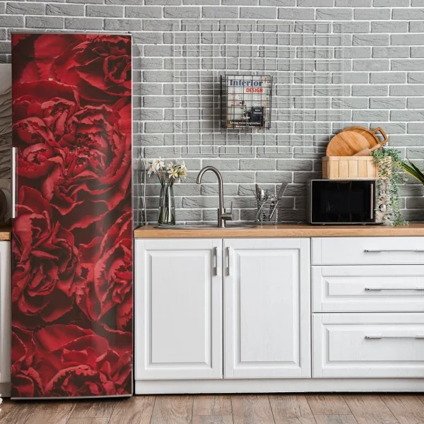 Naklejka na lodówkę nowoczesny geometryczny wzór architektoniczny – Wallissimo®