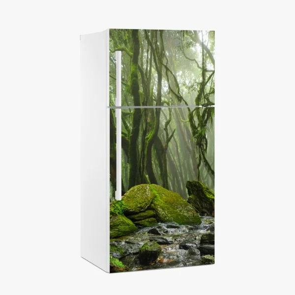 Naklejka na lodówkę pastelowy wzór muszelkowy – Wallissimo®