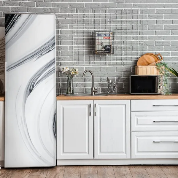 Naklejka na lodówkę różowa cukierkowa spirala – Wallissimo®