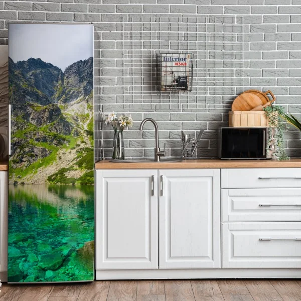 Naklejka na lodówkę intymny monochromatyczny portret – Wallissimo®