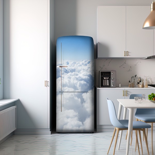 Naklejka na lodówkę spokojny pejzaż chmur – Wallissimo® Naklejka na lodówkę spokojny pejzaż chmur – Wallissimo®