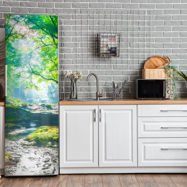 Naklejka na lodówkę burzliwe wybrzeże Islandii panorama – Wallissimo®