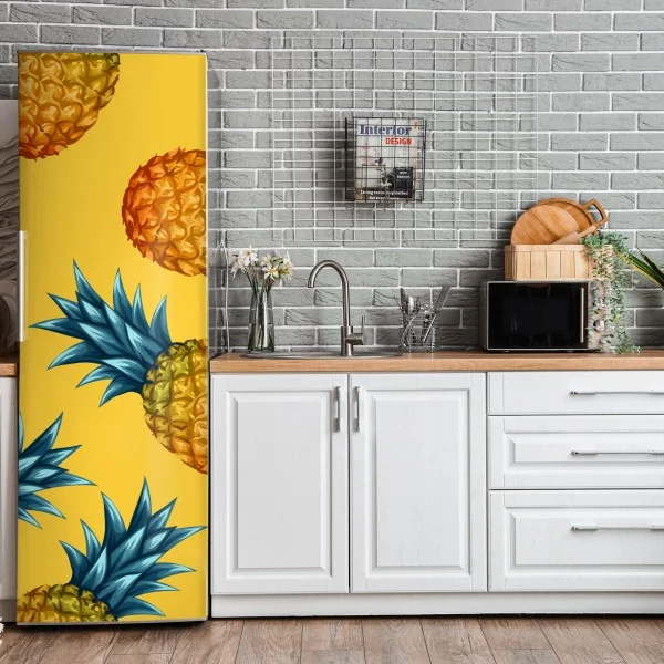 Naklejka na lodówkę intymny monochromatyczny portret – Wallissimo®