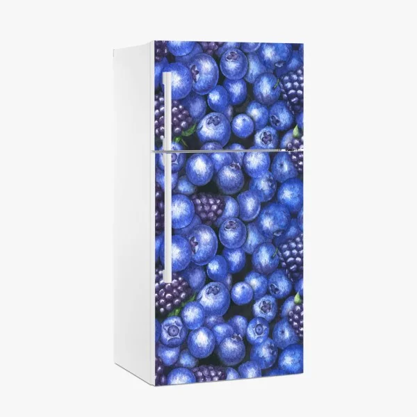 Naklejka na lodówkę elegancka monochromatyczna gałąź orchidei – Wallissimo®