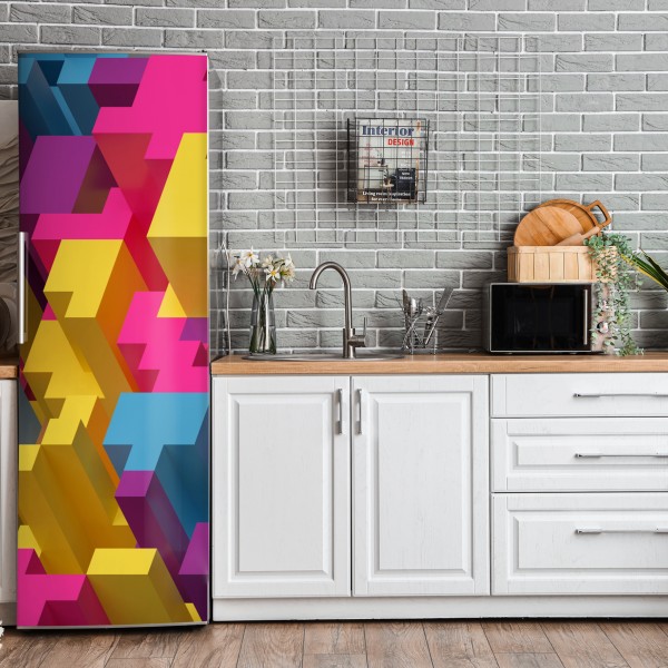 Naklejka na lodówkę intensywny portret goryla w czerni i bieli – Wallissimo®