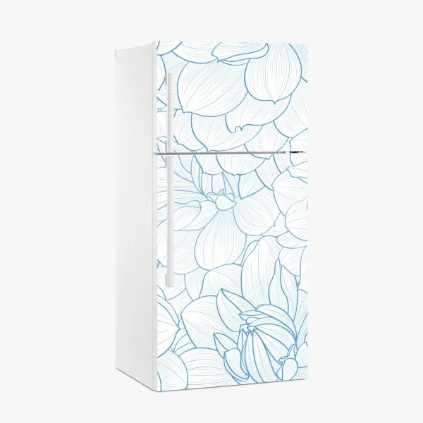 Naklejka na lodówkę Polskie pole rzepaku pod błękitnym niebem – Wallissimo®