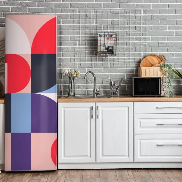 Naklejka na lodówkę czarny marmur z żyłami – Wallissimo®