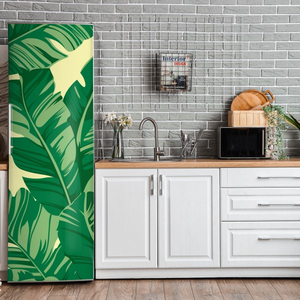 Naklejka na lodówkę kolorowy abstrakcyjny portret twarzy – Wallissimo®