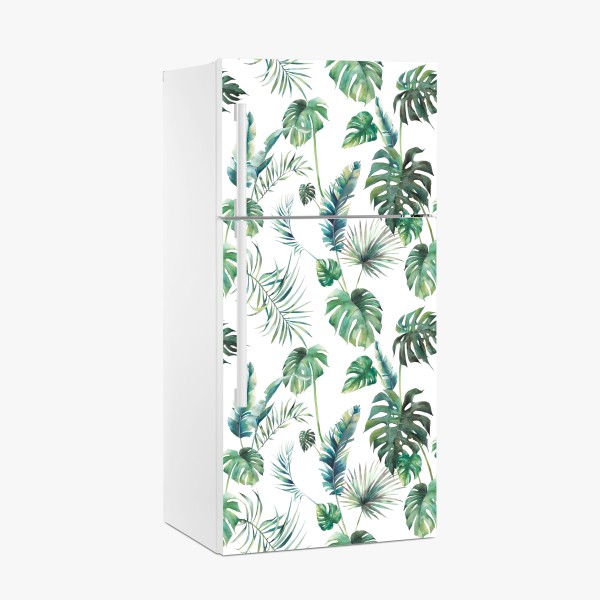 Naklejka na lodówkę nieskończona ściana czerwonych róż – Wallissimo®