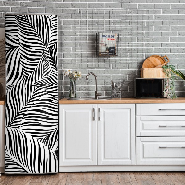 Naklejka na lodówkę jesienne alpejskie jezioro z odbiciami gór – Wallissimo®