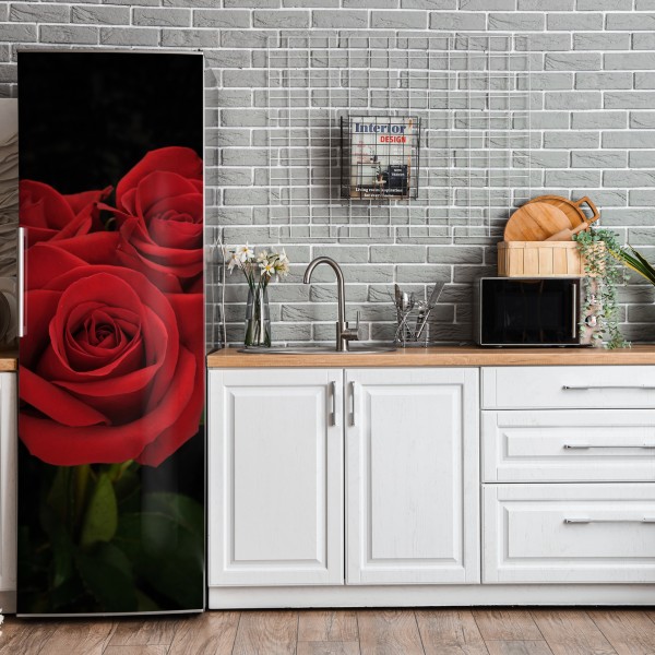 Naklejka na lodówkę Polskie pole rzepaku pod błękitnym niebem – Wallissimo®