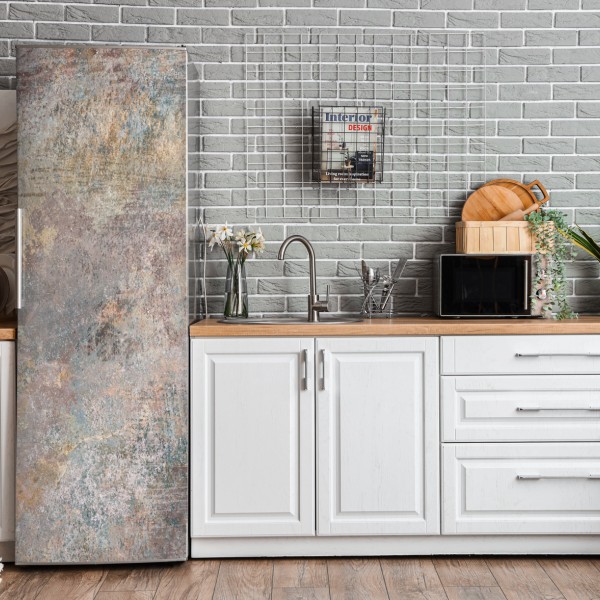 Naklejka na lodówkę spokojne jezioro z górskim odbiciem – Wallissimo®