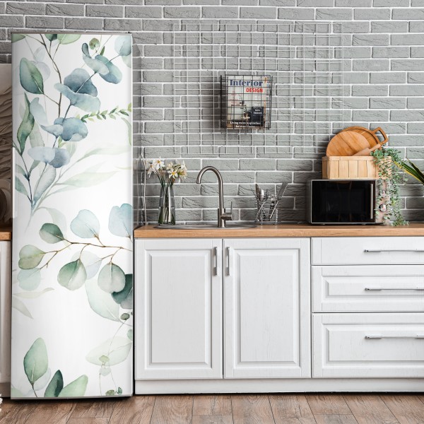 Naklejka na lodówkę gwiaździsta Droga Mleczna nad lasem – Wallissimo®