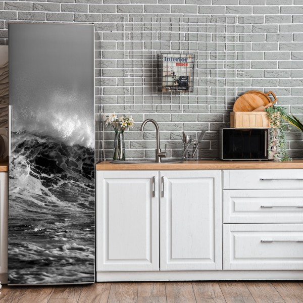 Naklejka na lodówkę delikatne różowe serduszko zbliżenie kwiatowe – Wallissimo®