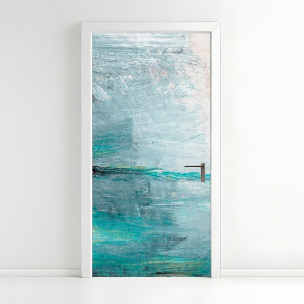 Naklejka na drzwi kręty szlak w Zillertalu – Wallissimo®