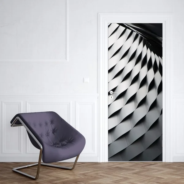 Naklejka na drzwi złoty zachód słońca nad wydmami pustyni – Wallissimo®