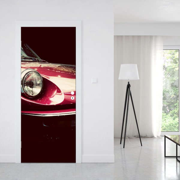 Naklejka na drzwi wzór retro padów do gier – Wallissimo®