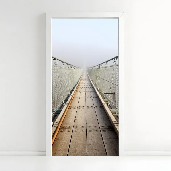 Naklejka na drzwi Statua Wolności w monochromie – Wallissimo®