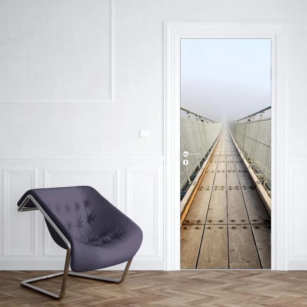 Naklejka na drzwi Statua Wolności w monochromie – Wallissimo®