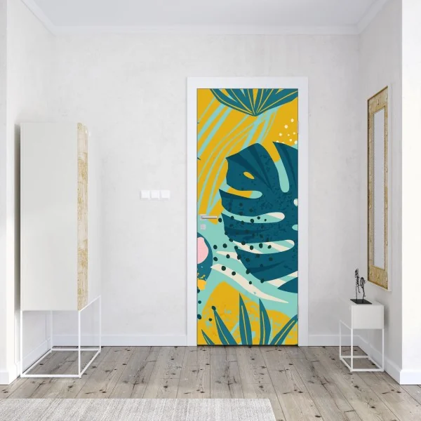 Naklejka na drzwi zachód słońca przy meczecie w Songkhla – Wallissimo®