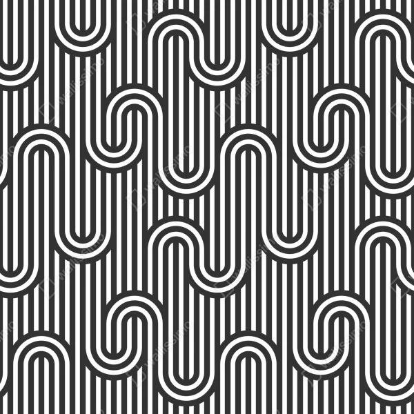 Naklejka na drzwi czarno-biały geometryczny wzór optyczny – Wallissimo® Naklejka na drzwi czarno-biały geometryczny wzór optyczny – Wallissimo®