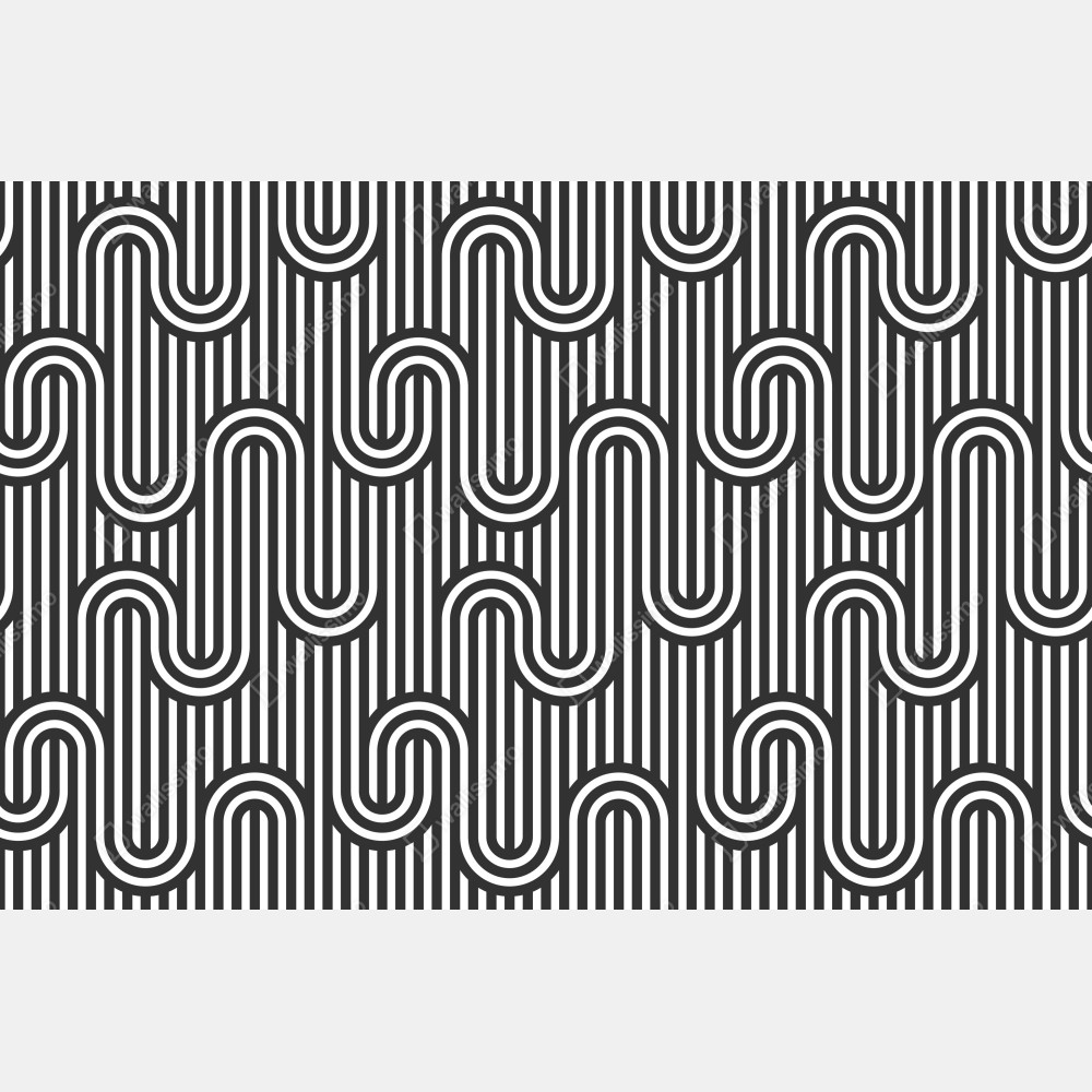 Naklejka na drzwi czarno-biały geometryczny wzór optyczny – Wallissimo® Naklejka na drzwi czarno-biały geometryczny wzór optyczny – Wallissimo®