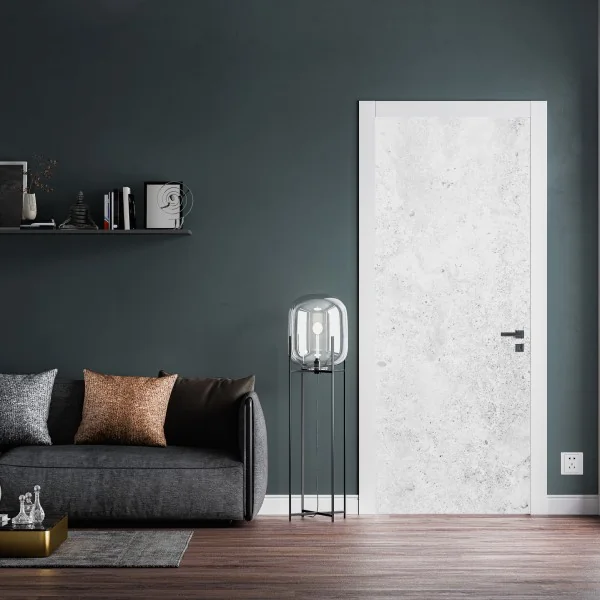 Naklejka na drzwi szara betonowa tekstura ściany – Wallissimo® Naklejka na drzwi szara betonowa tekstura ściany – Wallissimo®