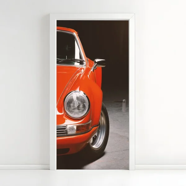 Naklejka na drzwi złote tarasy ryżowe o wschodzie słońca – Wallissimo®