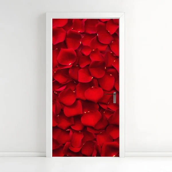 Naklejka na drzwi minimalistyczne geometryczne wnętrze z świetlikiem – Wallissimo®