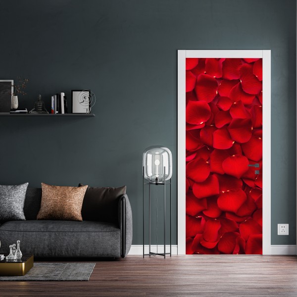 Naklejka na drzwi minimalistyczne geometryczne wnętrze z świetlikiem – Wallissimo®