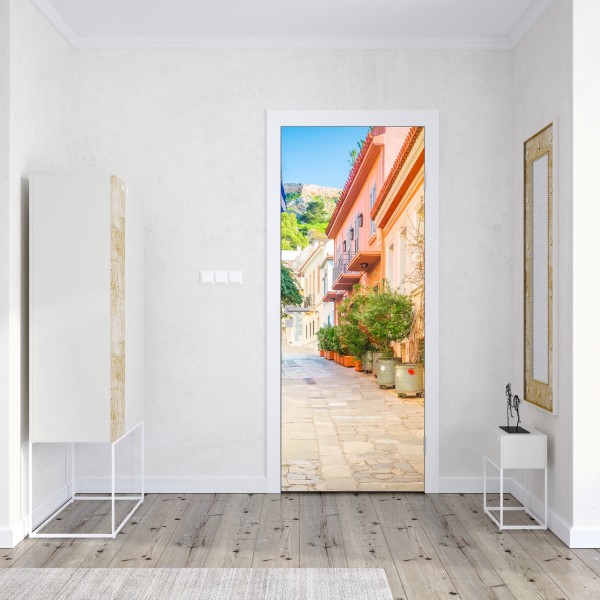 Naklejka na drzwi minimalistyczna kompozycja geometryczna – Wallissimo®