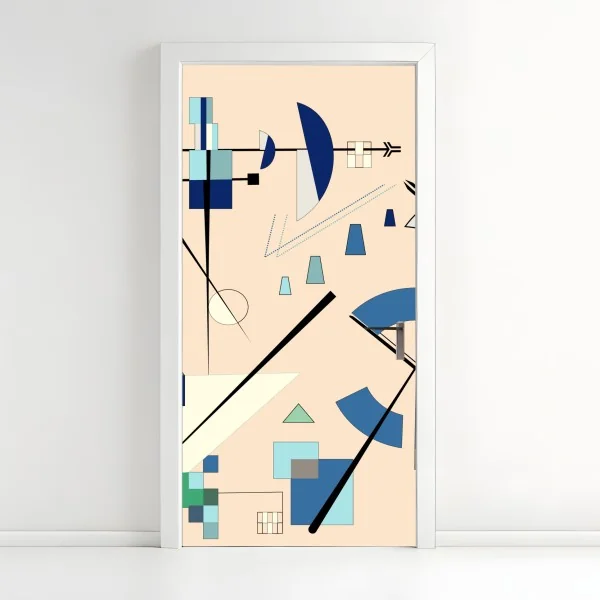 Naklejka na drzwi słoneczna uliczka w Civita di Bagnoregio – Wallissimo®