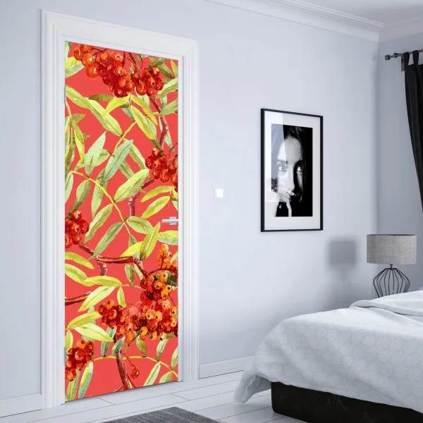 Naklejka na drzwi minimalistyczne geometryczne wnętrze z świetlikiem – Wallissimo®