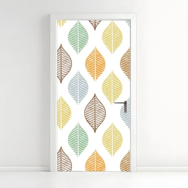 Naklejka na drzwi złoto-czarny marmurowy wir abstrakcyjny – Wallissimo®