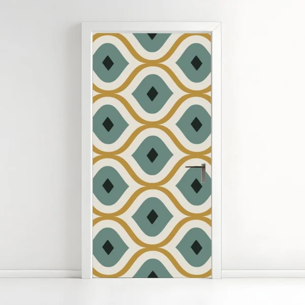 Naklejka na drzwi Flatiron, Nowy Jork — architektura w monochromie – Wallissimo®